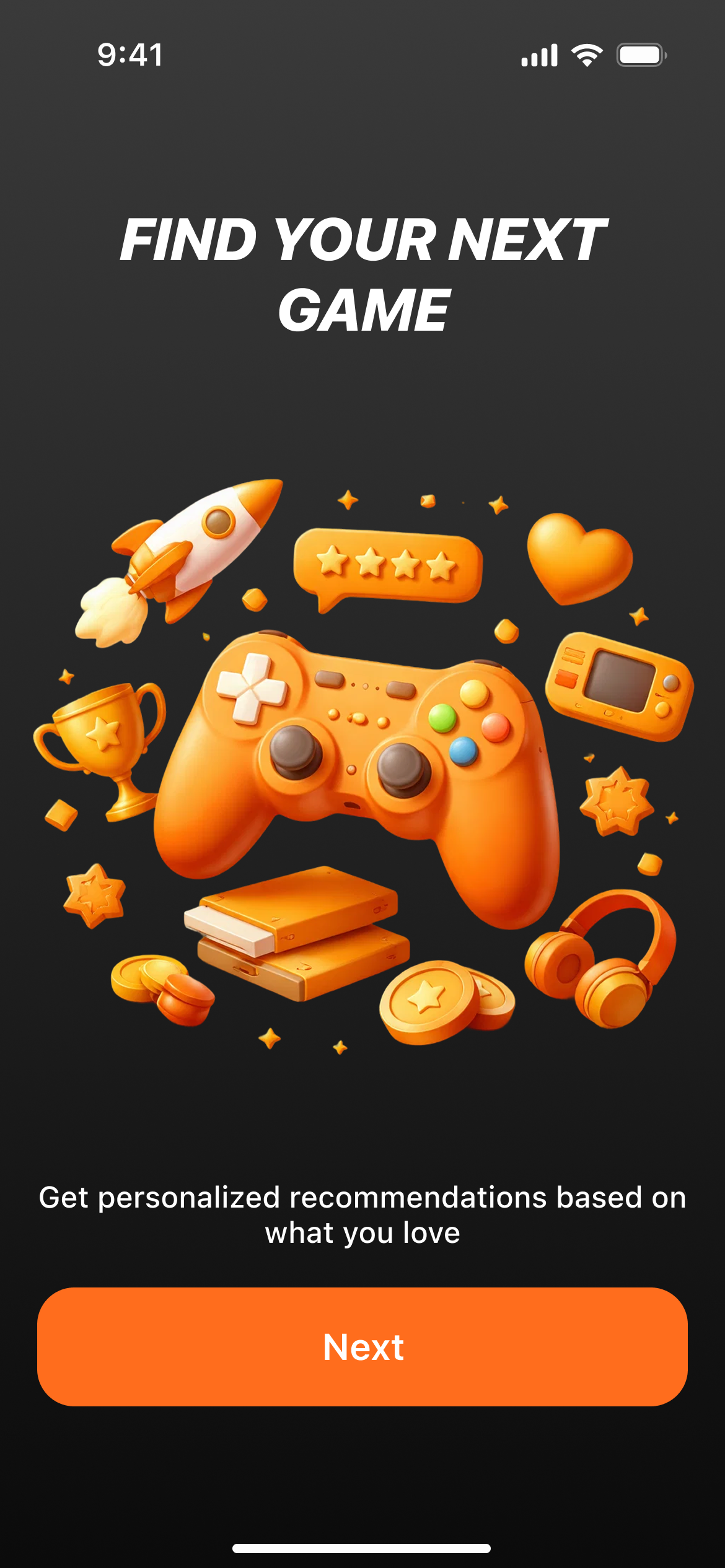 GGBot app home screen